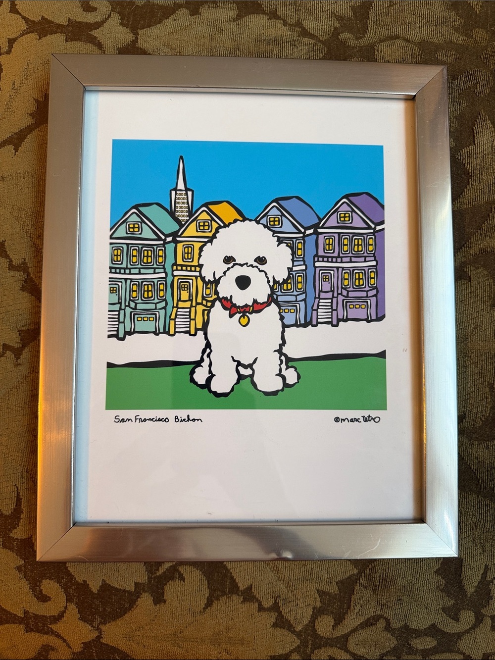 Iconic San Francisco Bichon by Marc Tetro